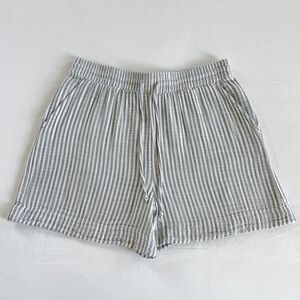 Beachlunchlounge Toney Striped Shorts | Sage Leaves | Size XS | NWT
